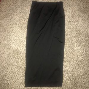 Black pencil skirt